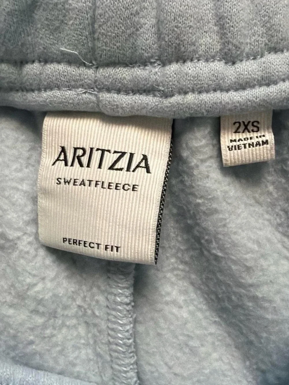 Aritzia light blue sweatshorts